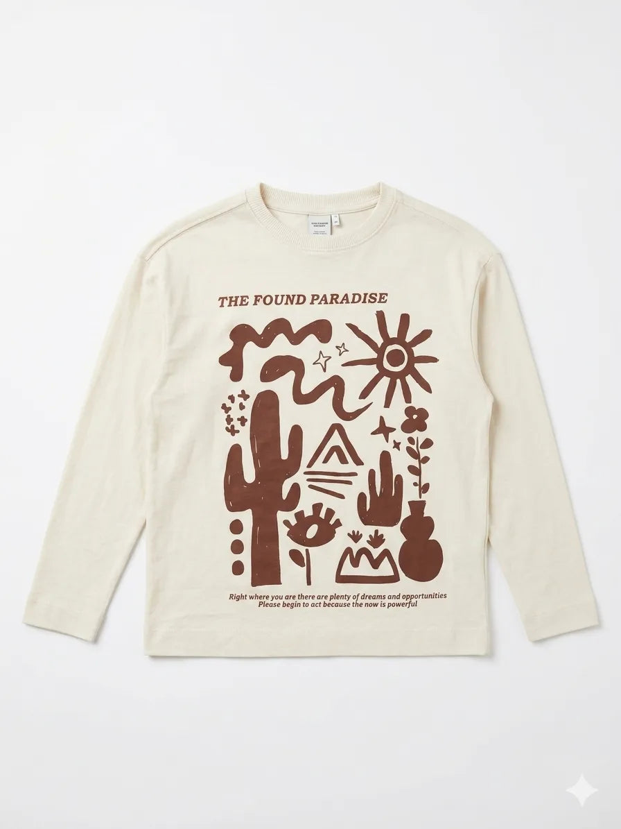 Zara Boy's Off White Printed Blouse | Zara In Lebanon