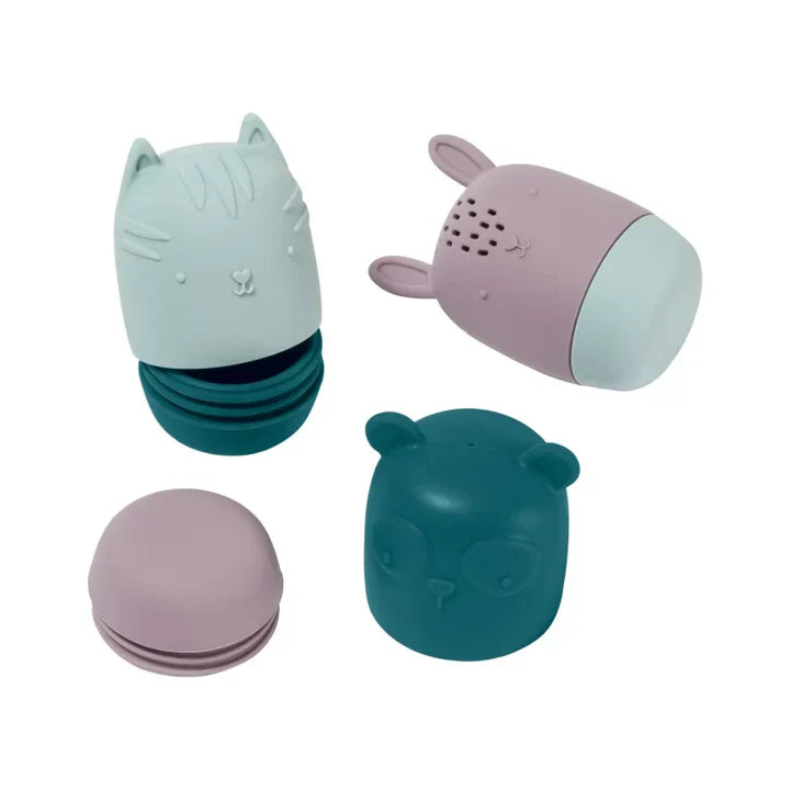 Bebe Confort - 100% Silicone Bath Animals - 3pcs