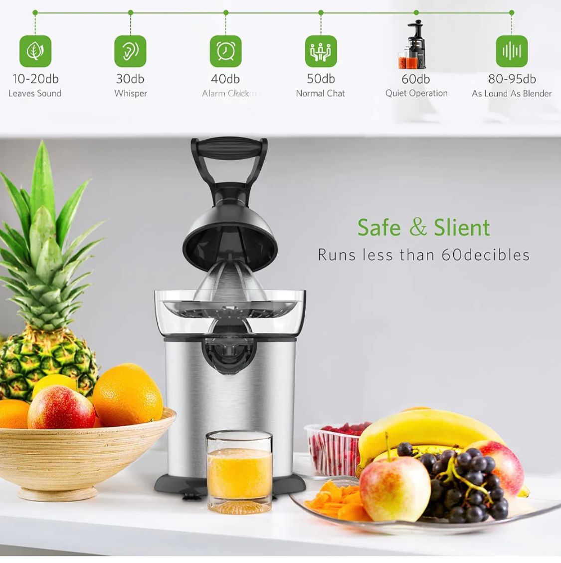 Silver Crest Juicer 130W – 120 RPM