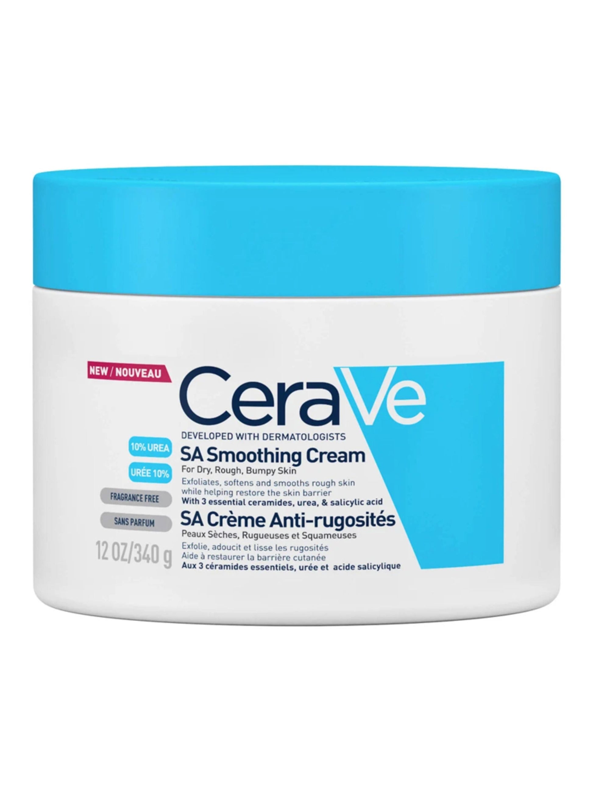 CeraVe SA Smoothing Cream – 340g (Salicylic Acid)
