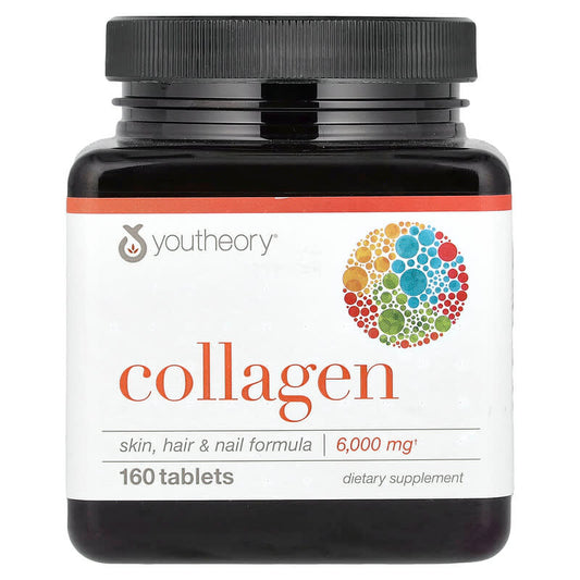 Youtheory, Collagen, 6,000 mg, 160 Tablets - Medaid International
