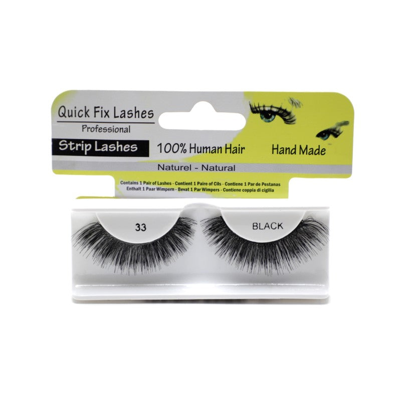 QUICK FIX LASHES  STRIP 33 BLACK - Medaid International
