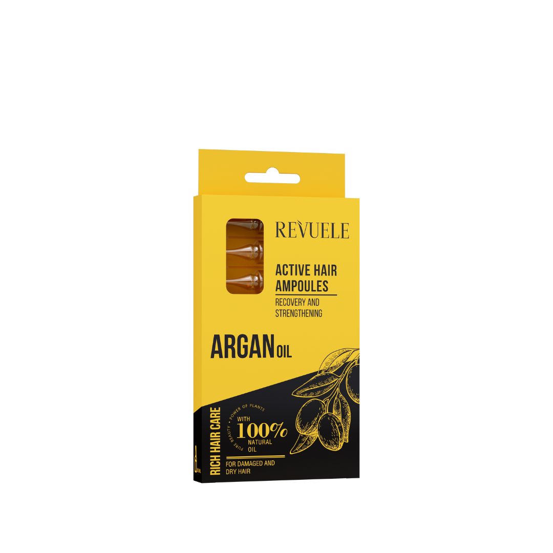 Revuele Argan Oil Active Hair Ampoules 8x5ml - Medaid International