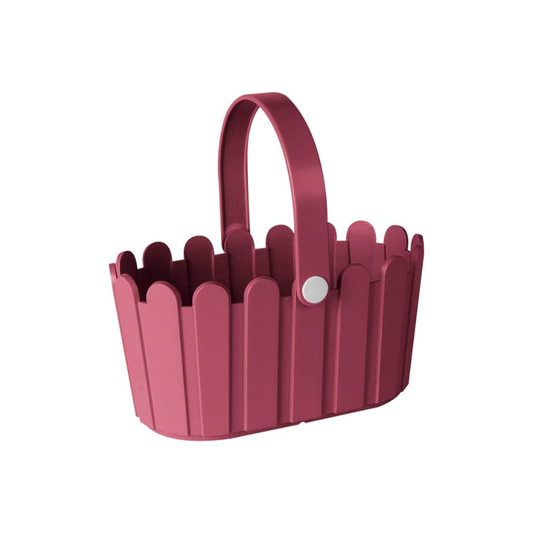 Emsa 513928 Flower Pot- basket, country House Style- 28 x 18 cm – Pink