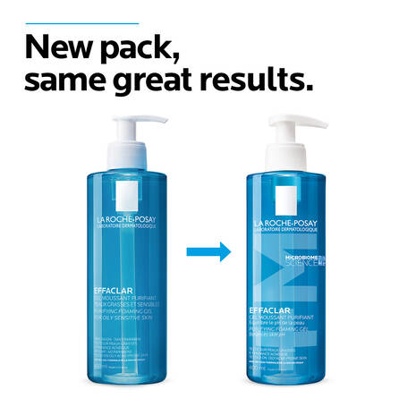 La Roche-Posay Effaclar +M Purifying Foaming Gel for Oily Sensitive Skin 400 ml