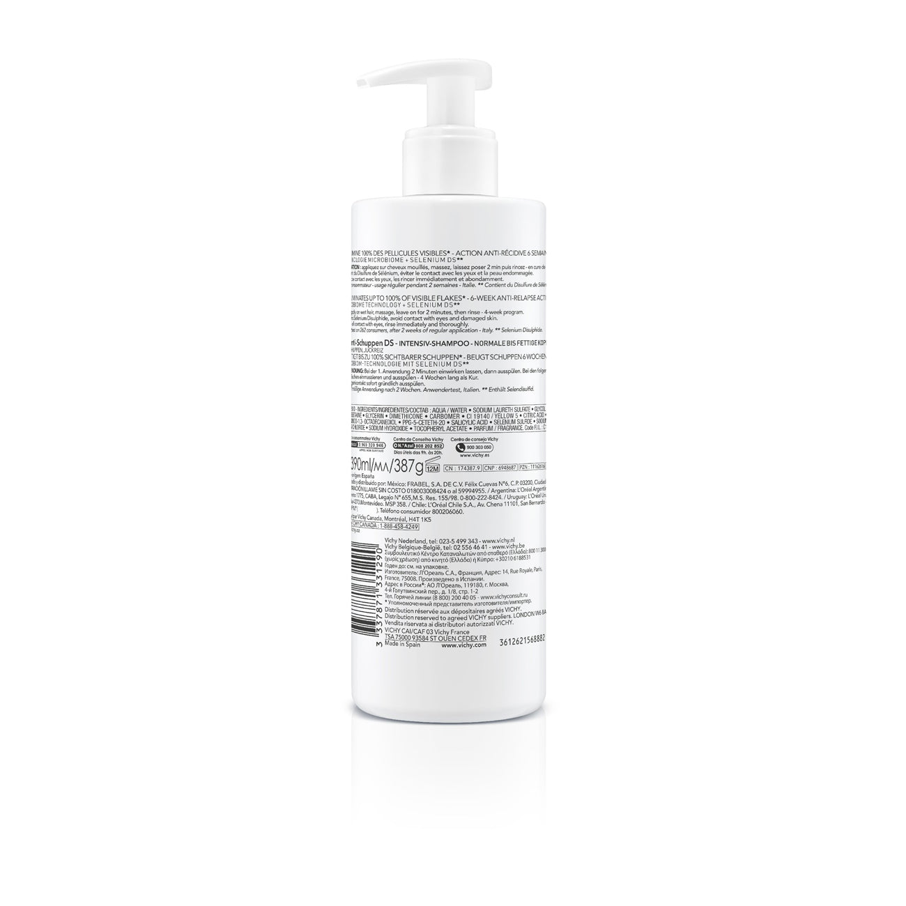 Dercos Anti Dandruff Shampoo for Dry hair 400ml