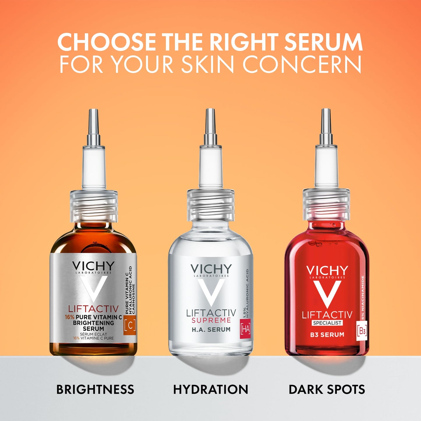 Vichy Liftactiv Vitamin C 16% Serum for Anti Aging & Brightening 20ml
