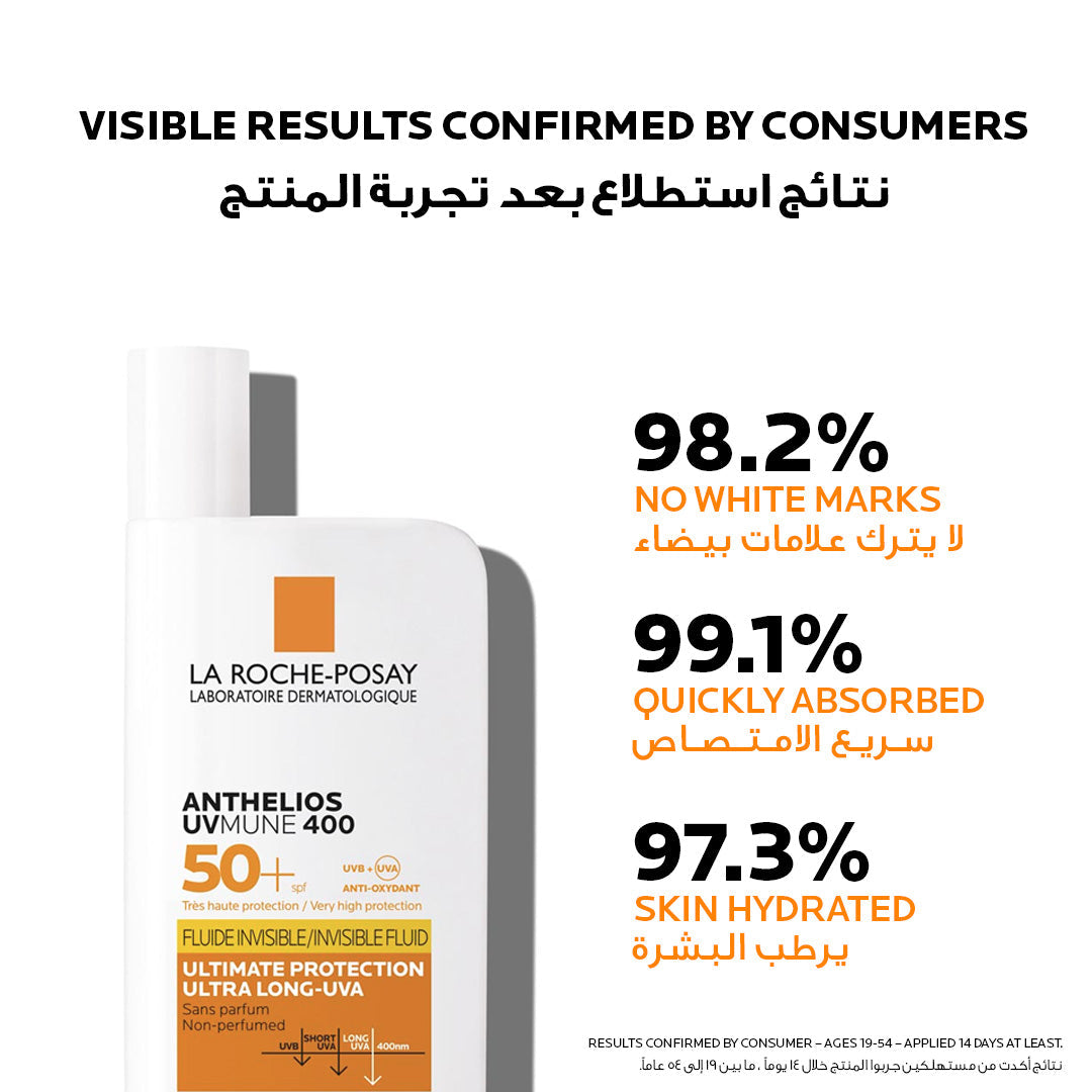 Anthelios UV Mune 400 Invisible Sunscreen SPF50+ 50ml - Medaid