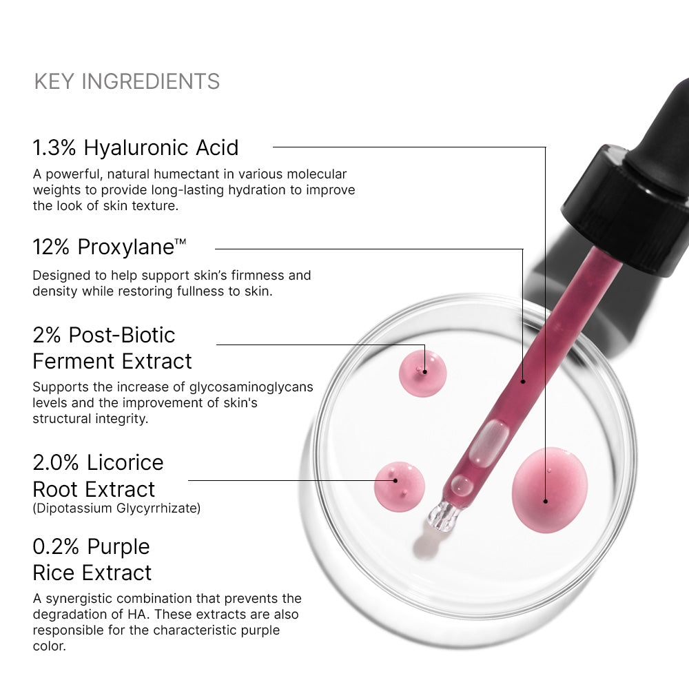 Hyaluronic Acid Intensifier Multi-Glycan Serum for Volumizing and Plumping all skin types