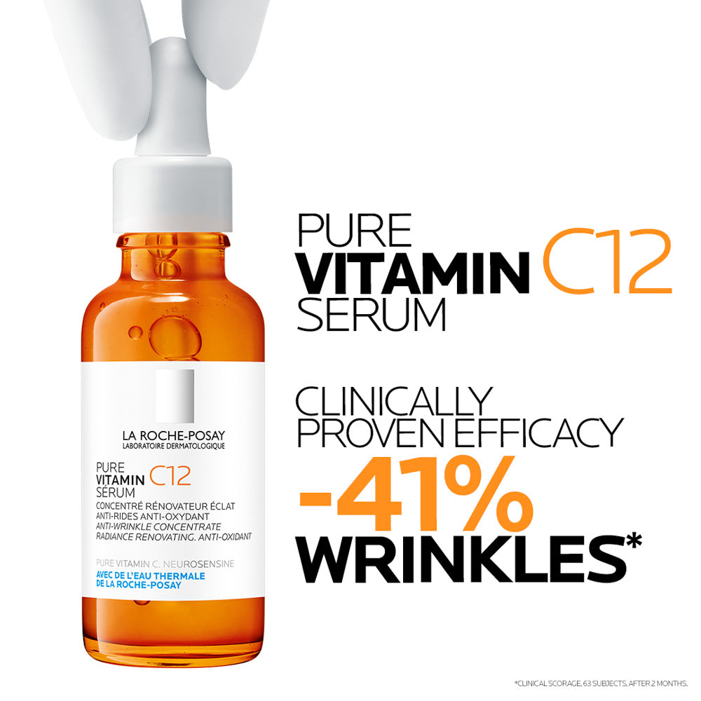 La Roche-Posay 12% Pure Vitamin C Anti-Aging Face Serum For All Skin Types 30ml