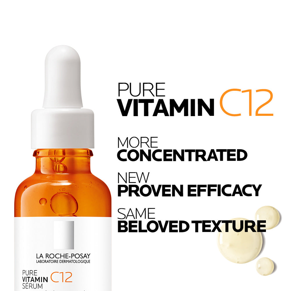 La Roche-Posay 12% Pure Vitamin C Anti-Aging Face Serum For All Skin Types 30ml