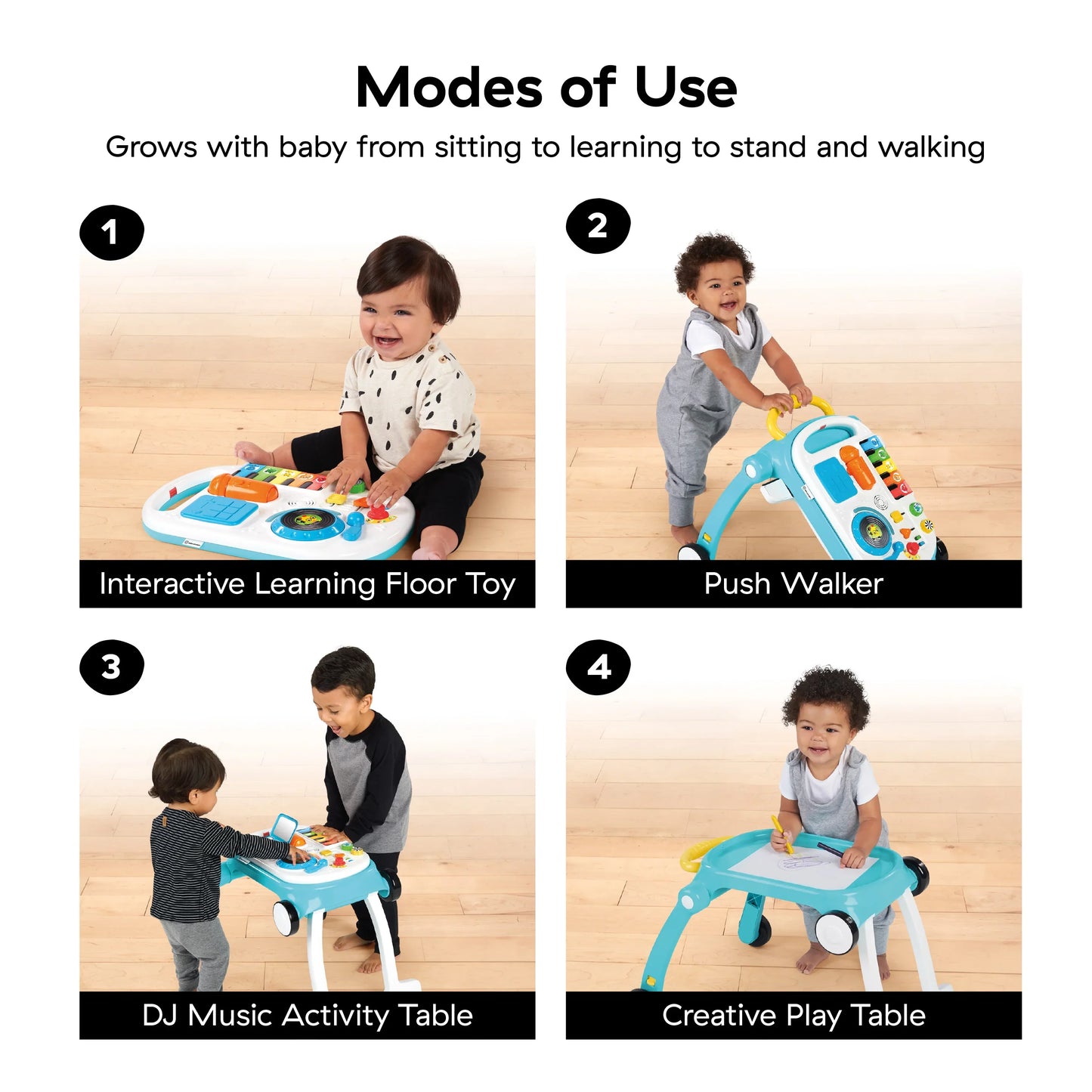 Kids2 - Be 4in1 Mix & Roll - Toy Walker