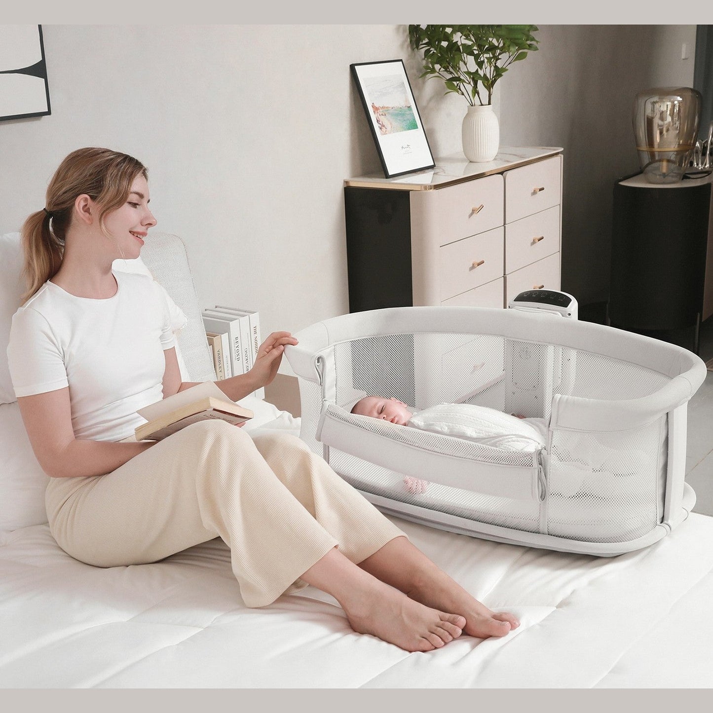 Mastela Dream Starlight Bedside Bassinet