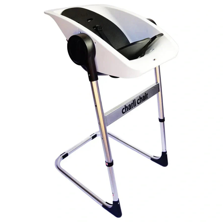 CharliChair 2-in-1  Baby Bath Chair - White
