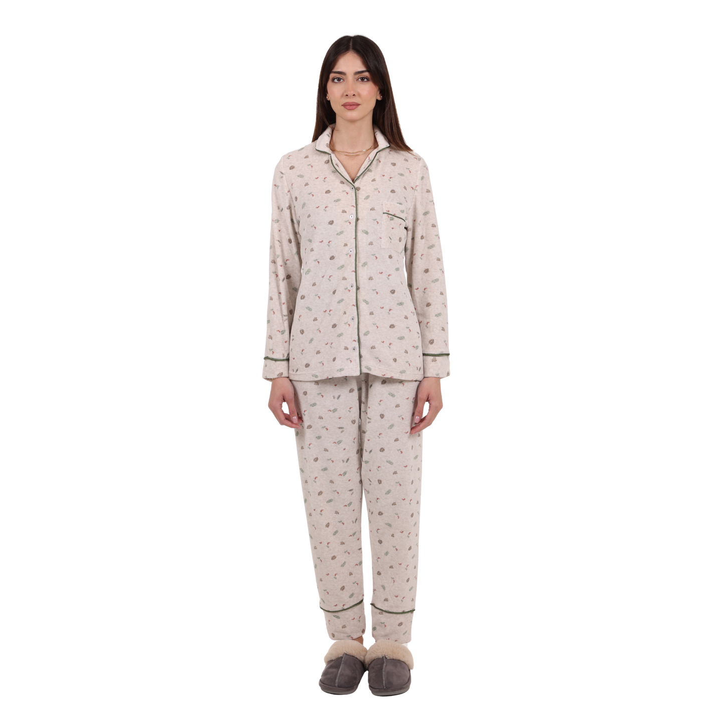 Cosset Loungewear Moments Mommy & Me Loungewear Set – Beige "Small"