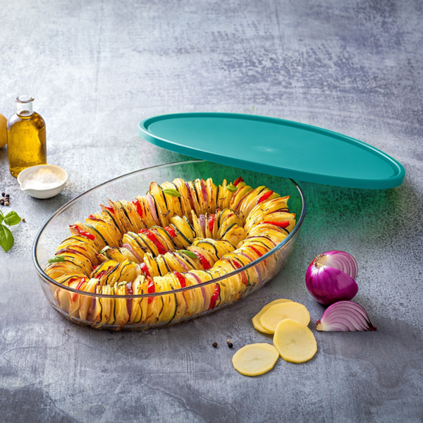 PYREX OVAL ROASTER 35x24CM