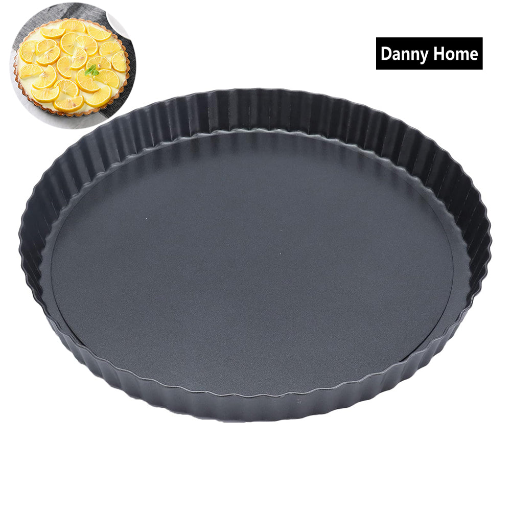 Danny Home Carbon Steel Premium quality , Non-stick Detachable Round Tart Pan 20cm