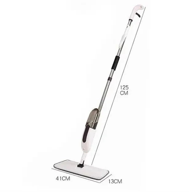 Spray Mop for Floor Cleaning – Refillable & 360° Swivel