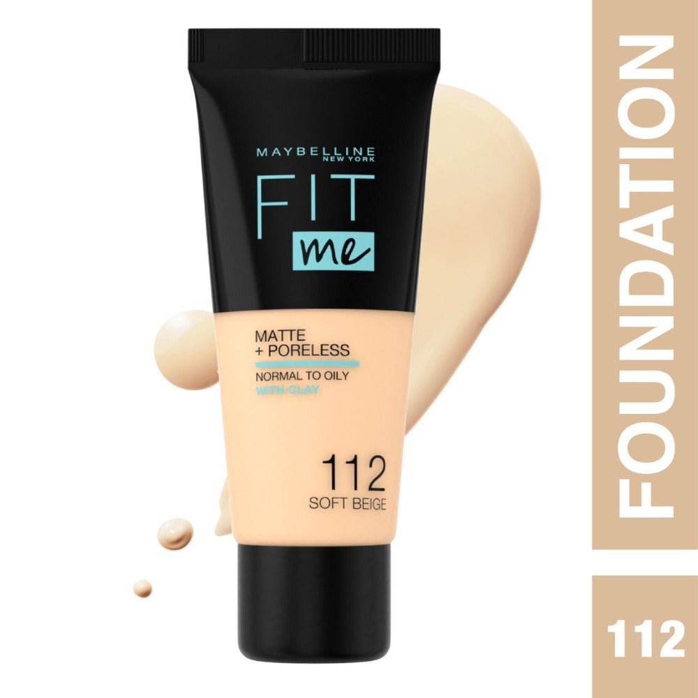 Maybelline Fit Me Matte + Poreless Liquid Foundation - 30 ml - Medaid International