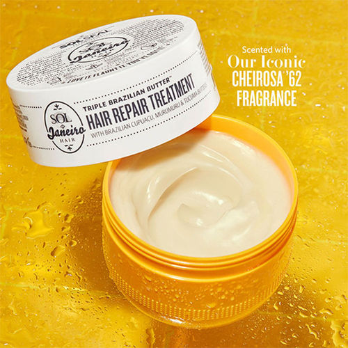 SOL DE JANEIRO TRIPLE BRAZILIAN BUTTER  HAIR REPAIR TREATMENT DEEPLY MOISTURIZES REPAIRS DAMAGE 234ML