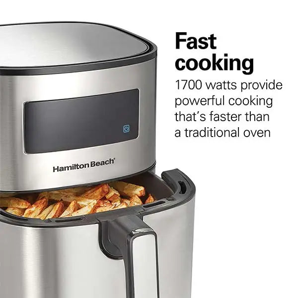 Hamilton Beach 5.3 QUART/5 LITER DIGITAL AIR FRYER WITH NONSTICK BASKET