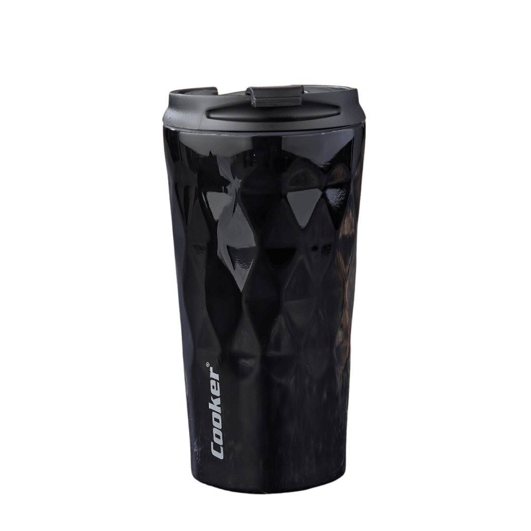 350ML Stainless Steel Star Mug Black