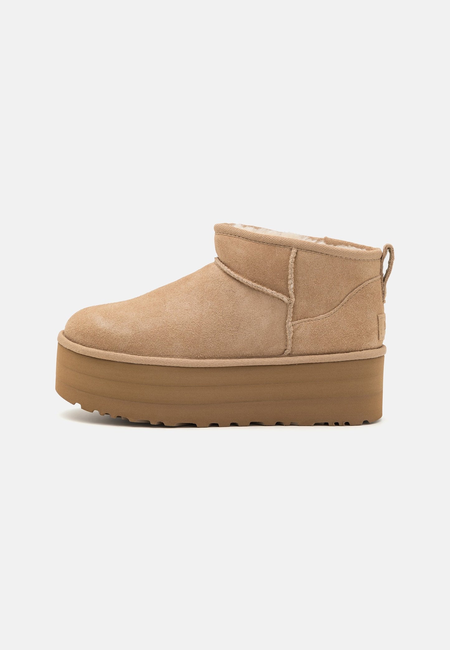 UGG Women's Light Beige  Classic Ultra Mini Platform Ankle Boots |UGG in Lebanon