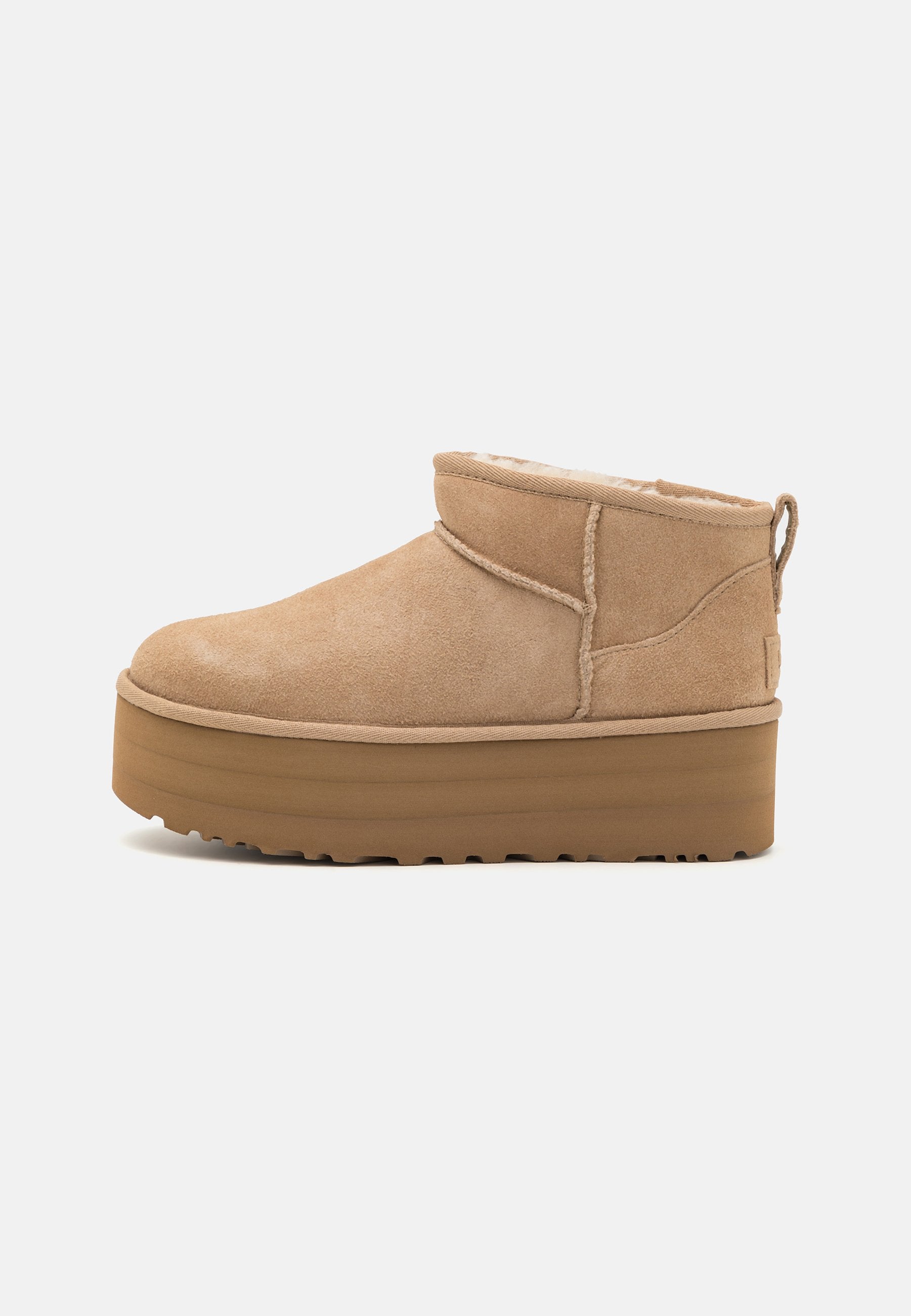 UGG Women's Light Beige  Classic Ultra Mini Platform Ankle Boots |UGG in Lebanon