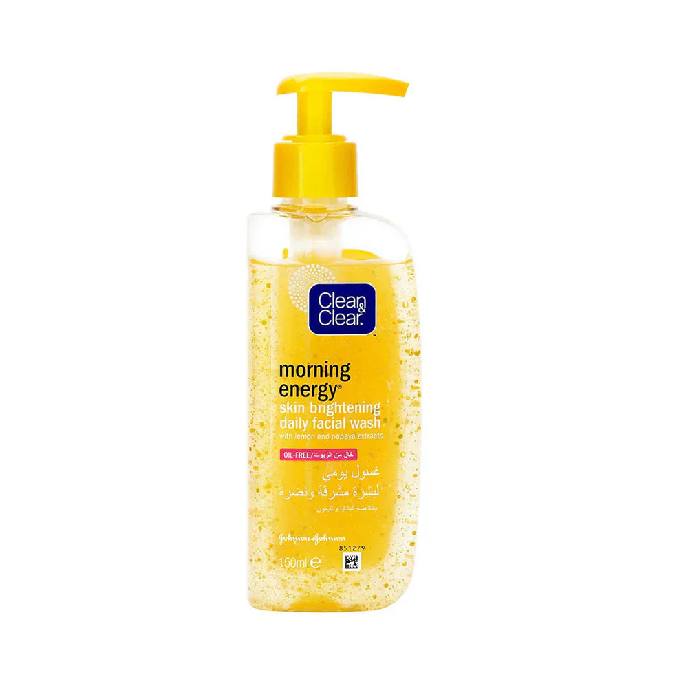 Clean & Clear Morning Energy Skin Brightening Daily Facial Wash 150ml - Medaid International