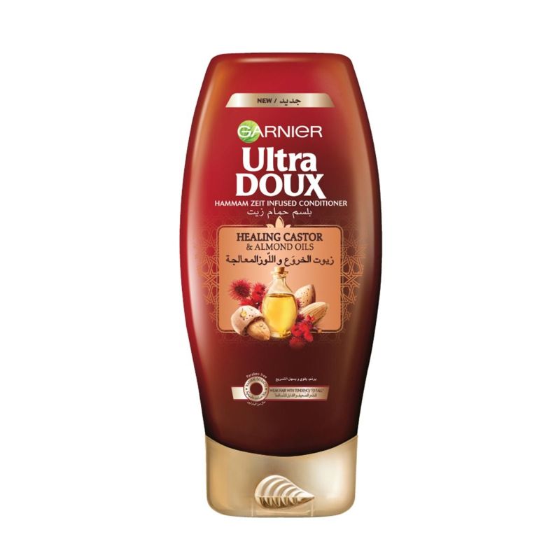 Garnier Ultra Doux CASTOR OIL Conditioner 200 ML - Medaid International