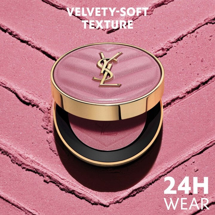 YVES SAINT LAURENT MAKE ME BLUSH 24H BUILDABLE BLURRING POWDER BLUSH - 44 NUDE LAVALLIERE -