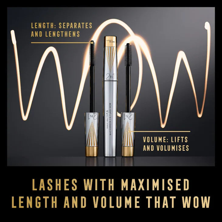 Max Factor masterpiece 2 in 1 lash wow volume & length mascara