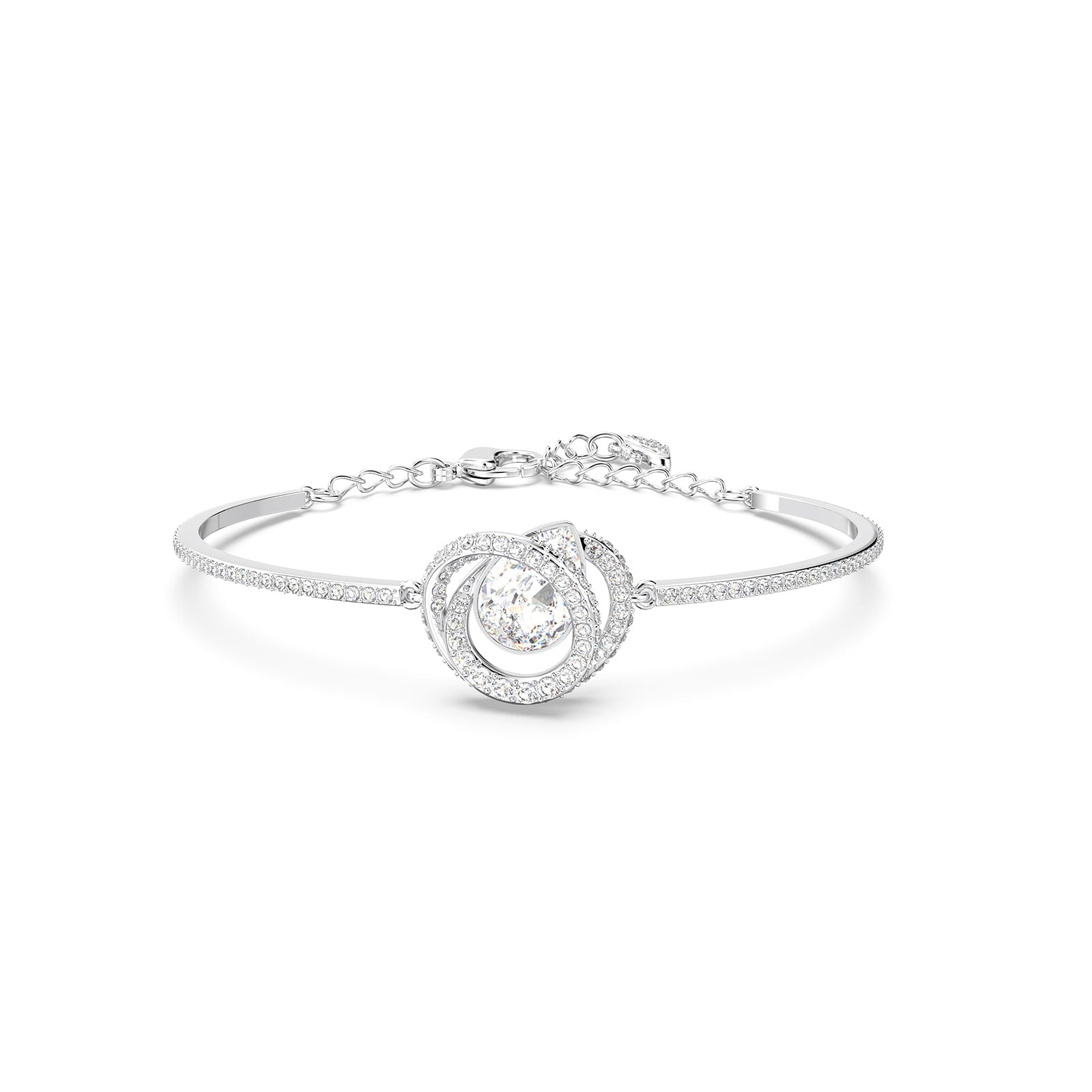 Swarovski Women's Silver Rhodium-Plated Generation Bangle Bracelet | Swarovski In Lebanon