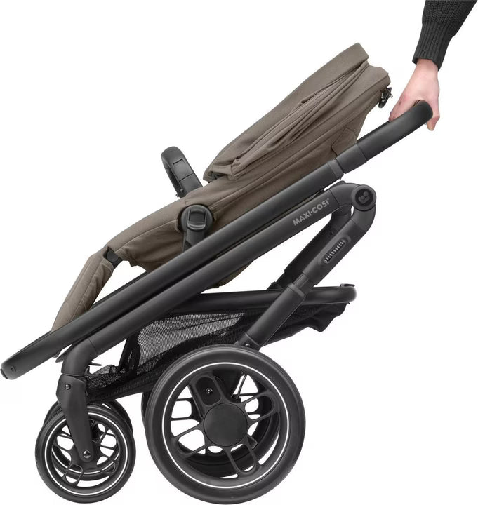 Maxi-Cosi - Plaza+ (Twillic Truffle) - 3pcs Bundle Plaza+ Stroller & Carrycot. Pebble 360 Pro Car Seat - FamilyFix 360 Pro Base. - Travel System