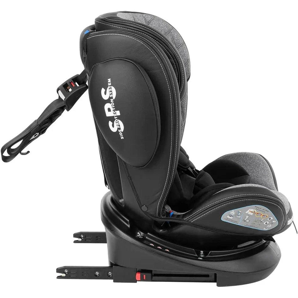 Kikkaboo - Car Seat (0,1,2,3) 0-36kg - Stark Isofix - Dark Grey 2023