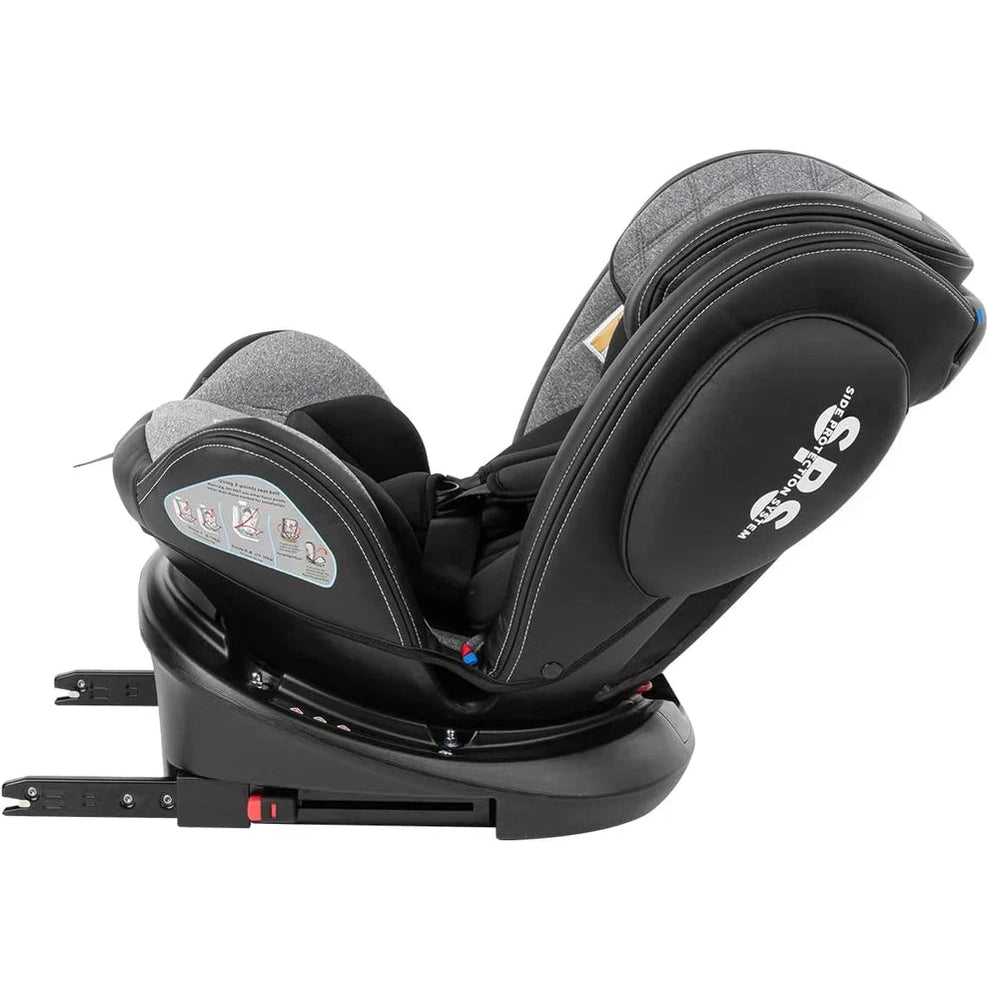 Kikkaboo - Car Seat (0,1,2,3) 0-36kg - Stark Isofix - Dark Grey 2023