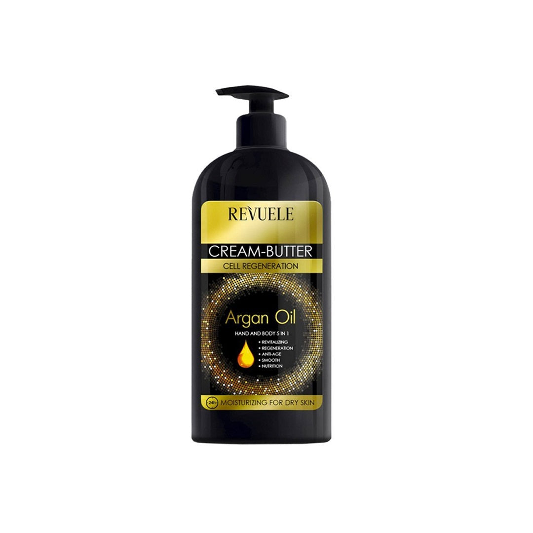 Revuele Cream Butter Argan Oil Hand & Body 5 In 1 Lotion - Medaid