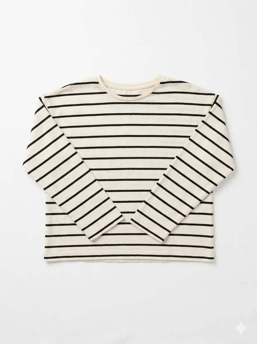 Zara Boy's White & Black Striped Blouse | Zara In Lebanon
