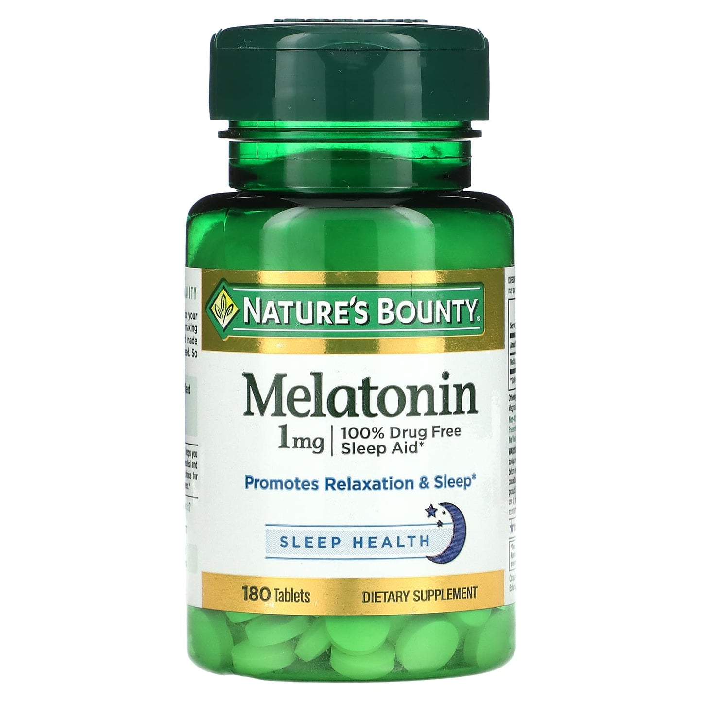 Nature's Bounty, Melatonin, 1 mg, 180 Tablets - Medaid International