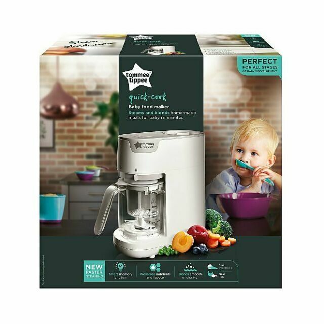 Tommee Tippee Steamer Baby Food Maker Quick Cook Blender