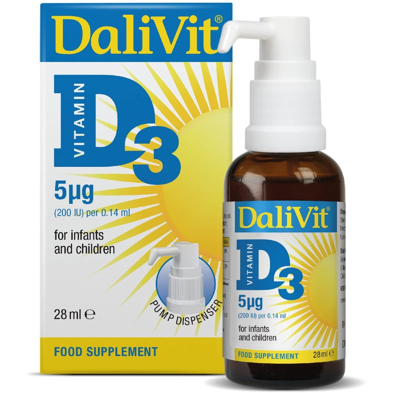 Dalivit - Vitamin D3 Drops 28ml - Medaid International