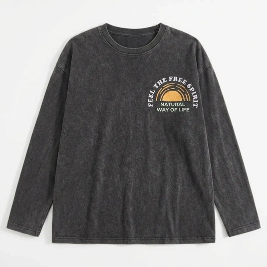 Zara Boy's Washed Black Printed Blouse | Zara In Lebanon