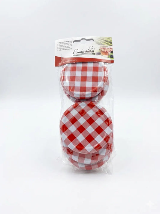 Einkochwelt Red & White Lid Pack Of 5 | Einkochwelt In Lebanon