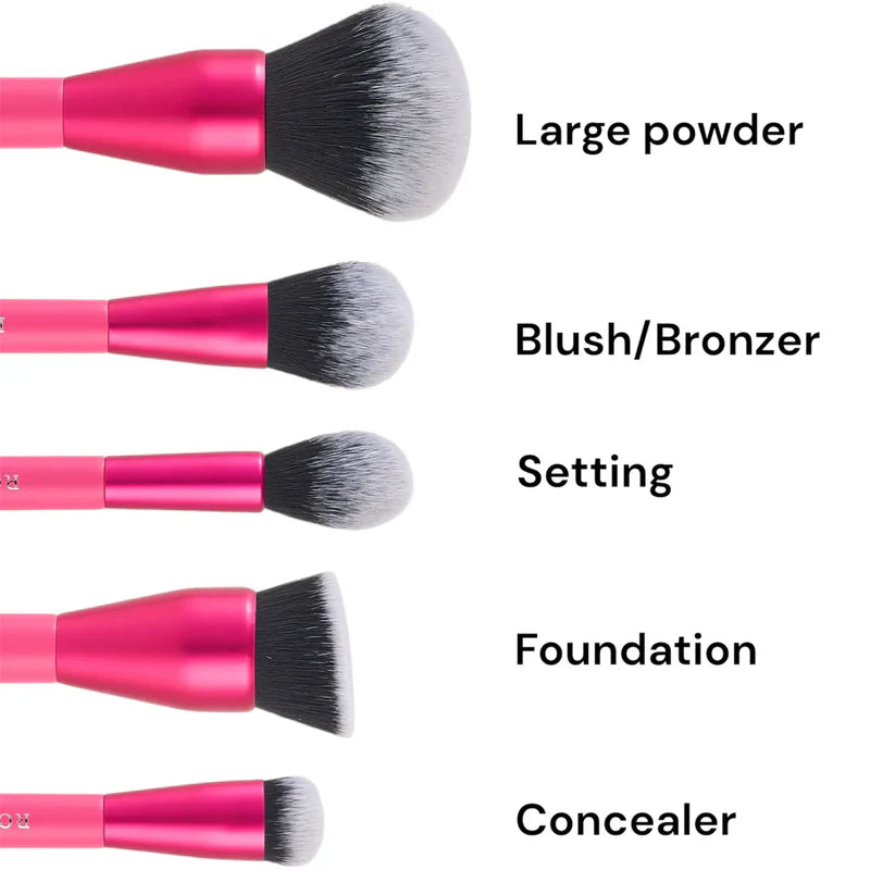Royal Cosmetics  Hot Pink RENEWED-11 piece brush set