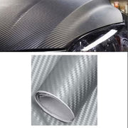 3D Carbon Fiber Car Sticker Waterproof Car Loading Edge - Door Sill - Paint Protection Film (L200 x W25)cm