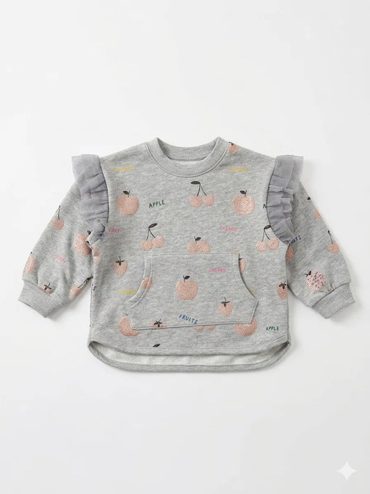 Zara Girl's Grey Printed Blouse | Zara In Lebanon