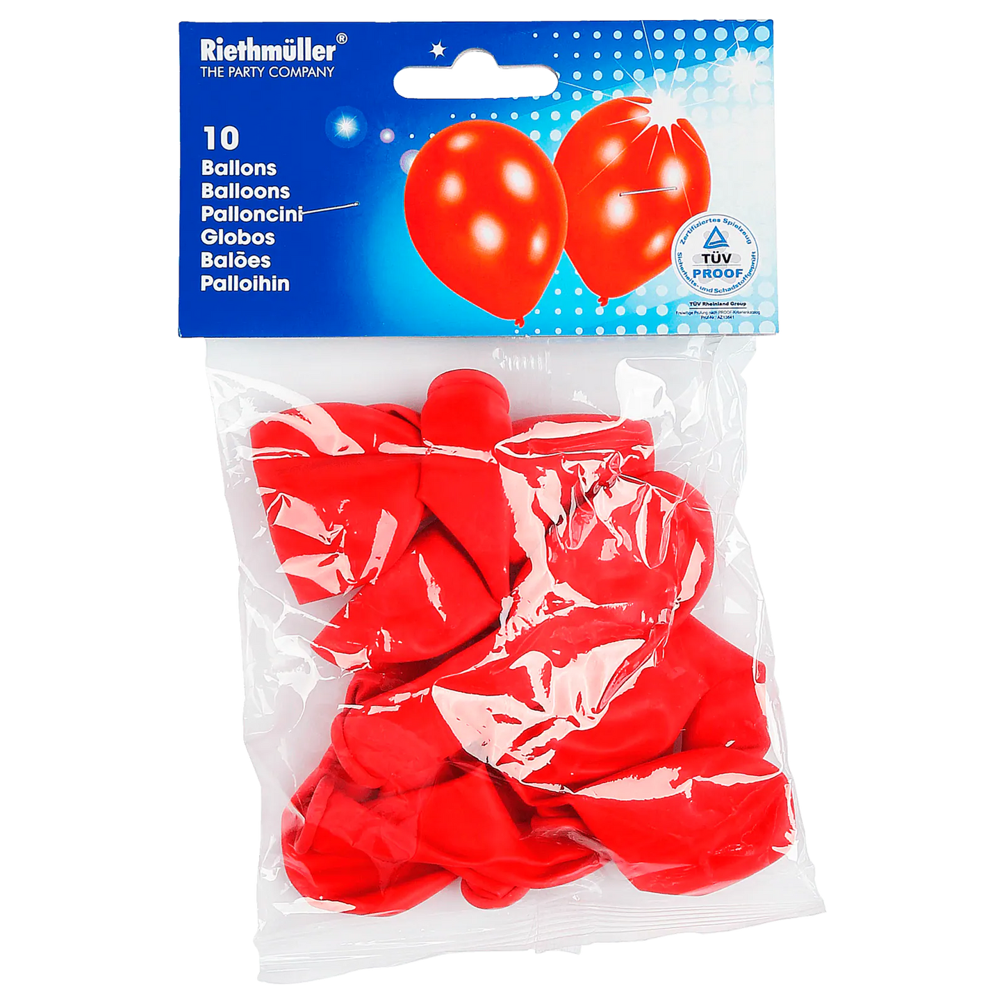 Riethmuller 10 Pieces Red Balloons | Riethmuller In Lebanon