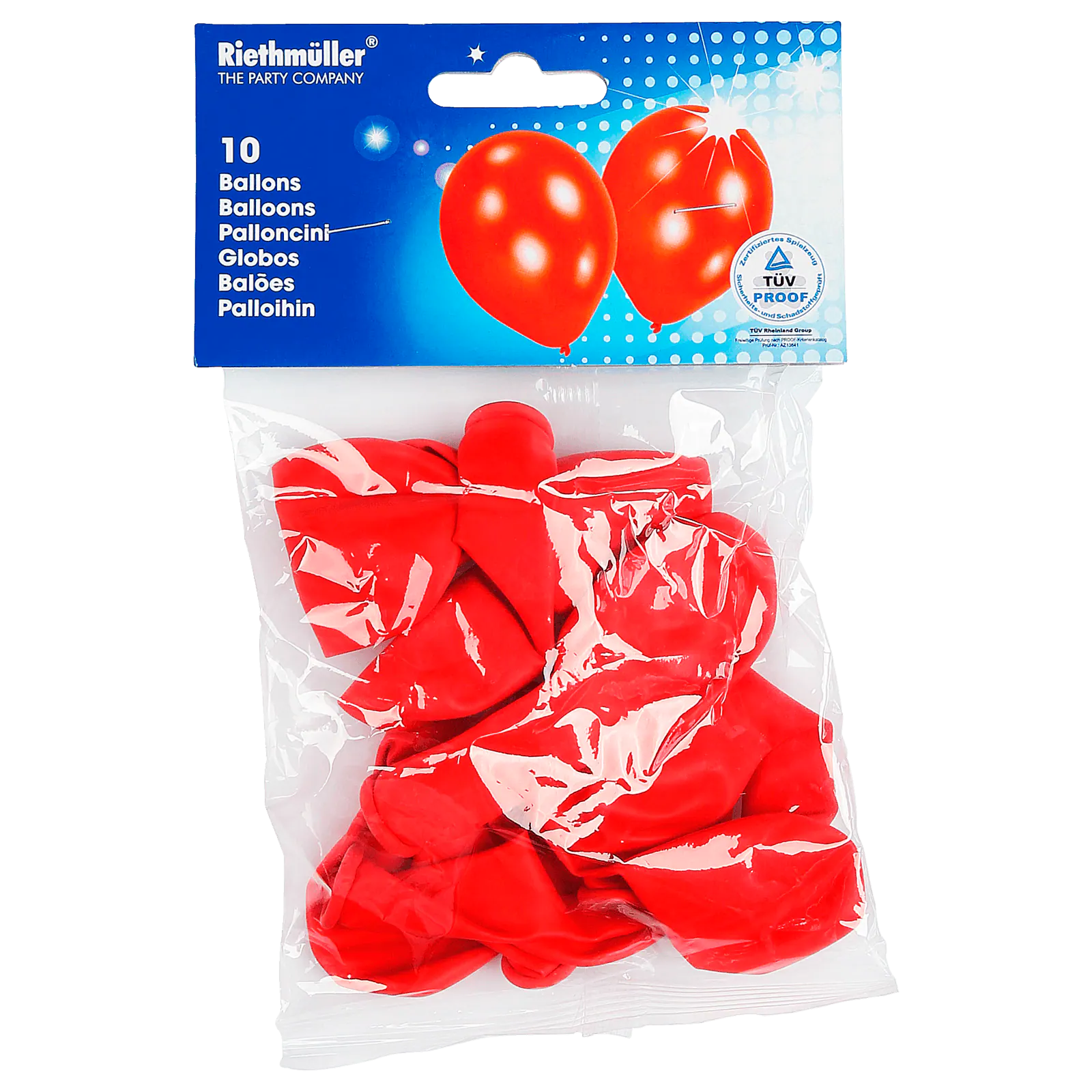 Riethmuller 10 Pieces Red Balloons | Riethmuller In Lebanon
