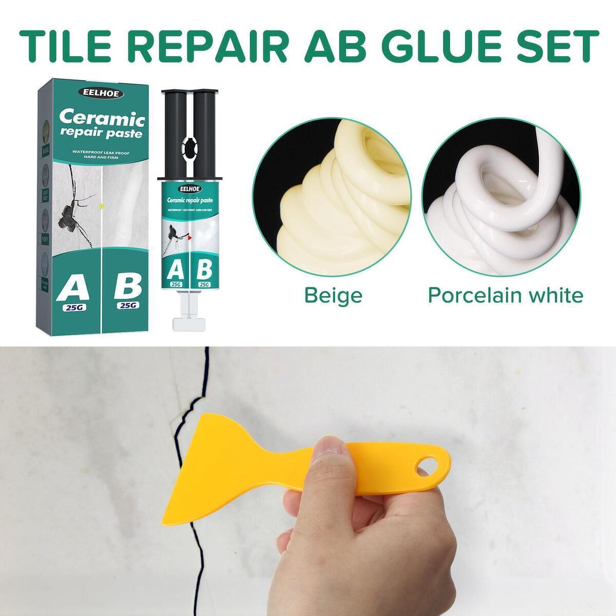 Waterproof Ceramic & Wall Repair Paste معجون إصلاح السيراميك والجدران مقاوم للماء