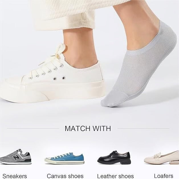 Ultra-thin Breathable Cotton Socks Antibacterial جوارب قطنية رفيعة مضادة للبكتيريا